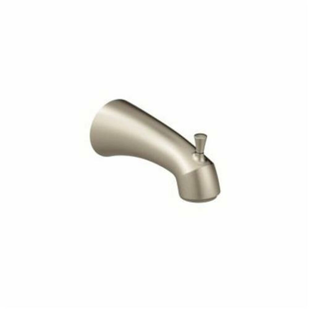 Moen® 179791BN Diverter Tub Spout, 6" L, Brushed Nickel