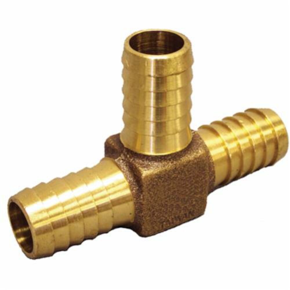 Merrill™ RBDT100 Pipe Tee, 1 in, Insert, Brass, Domestic