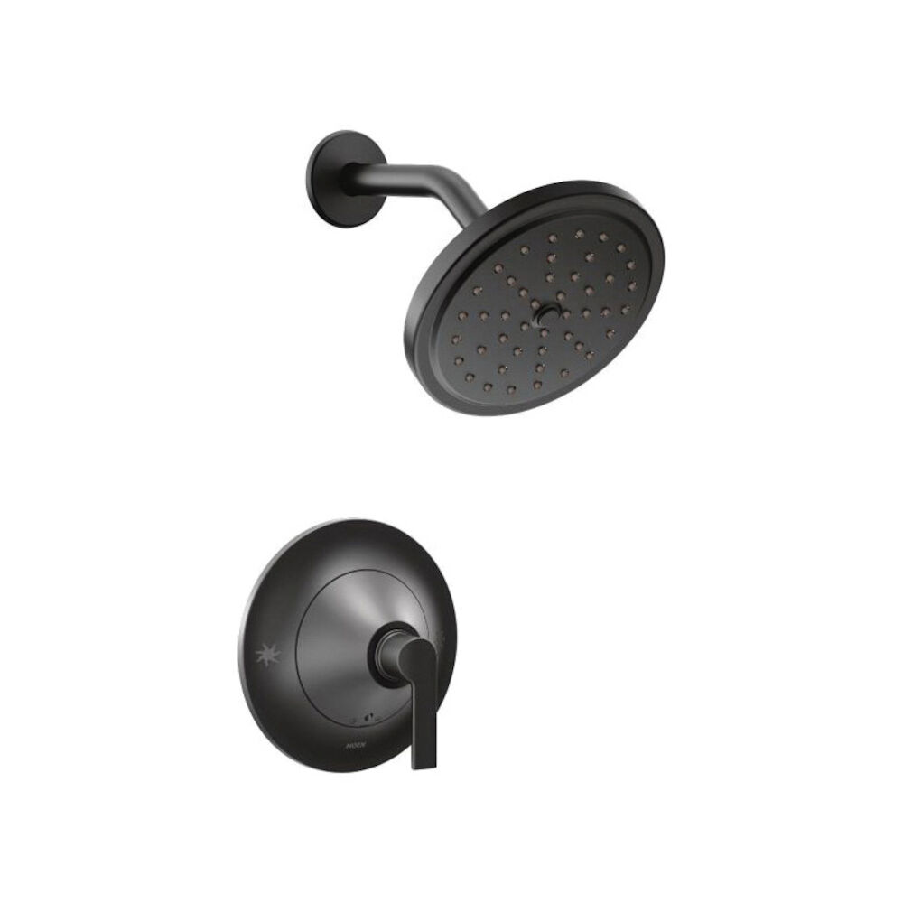 Moen® TS2202BL Shower Trim Only, Doux Posi-Temp®, 2.5 gpm, Hand Shower: No, Matte Black