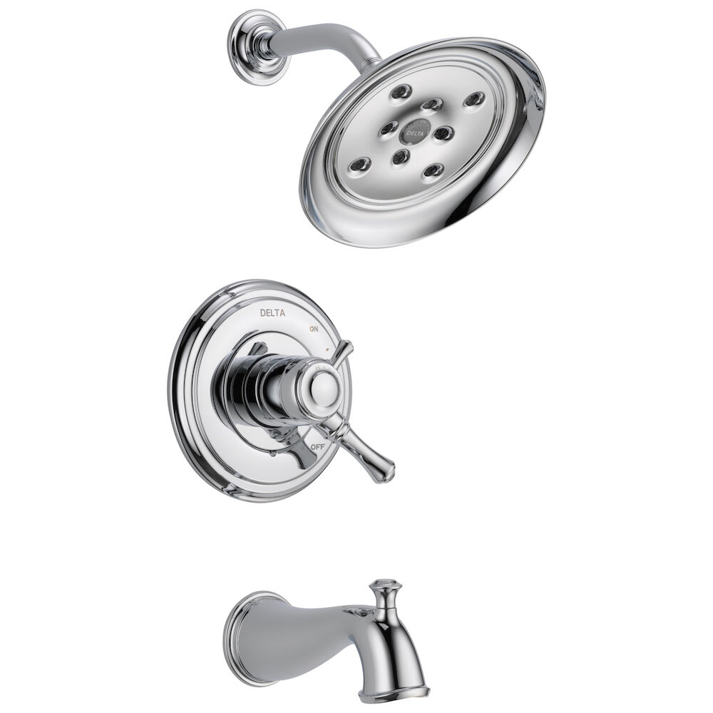 Delta Cassidy™ Monitor® 17 Series H2OKinetic® Tub & Shower Trim, Chrome