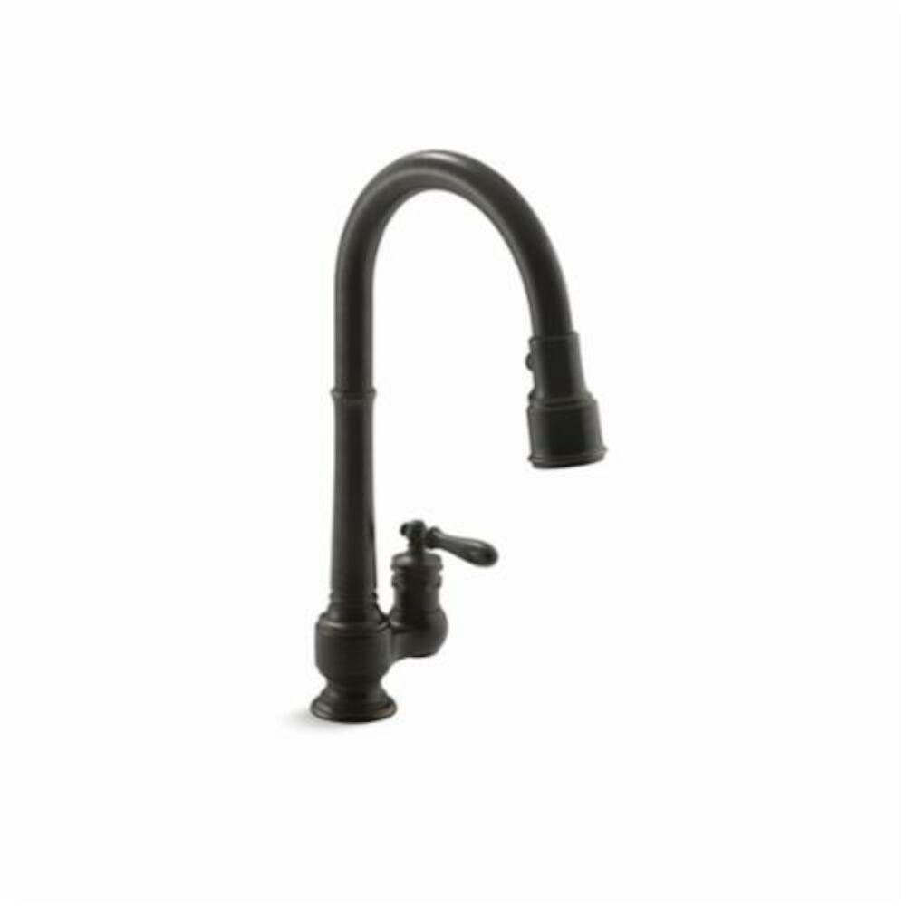 Kohler® 99260-2BZ Kitchen Sink Faucet, Artifacts®, 1.8 gpm, Oil Rubbed Bronze, 1 Handle, 1 Faucet Hole