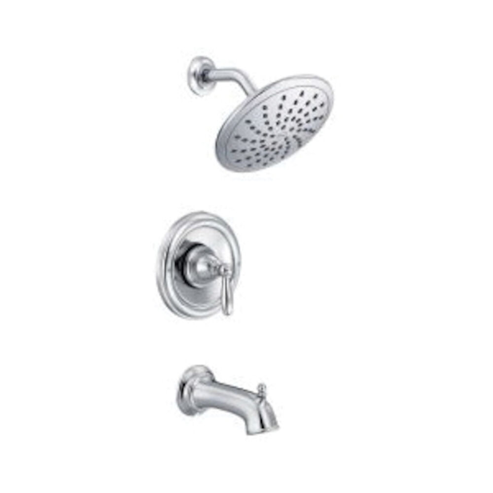 Moen® T2253EP Brantford™ Posi-Temp® Tub and Shower Trim, 1.75 gpm Shower, Chrome Plated