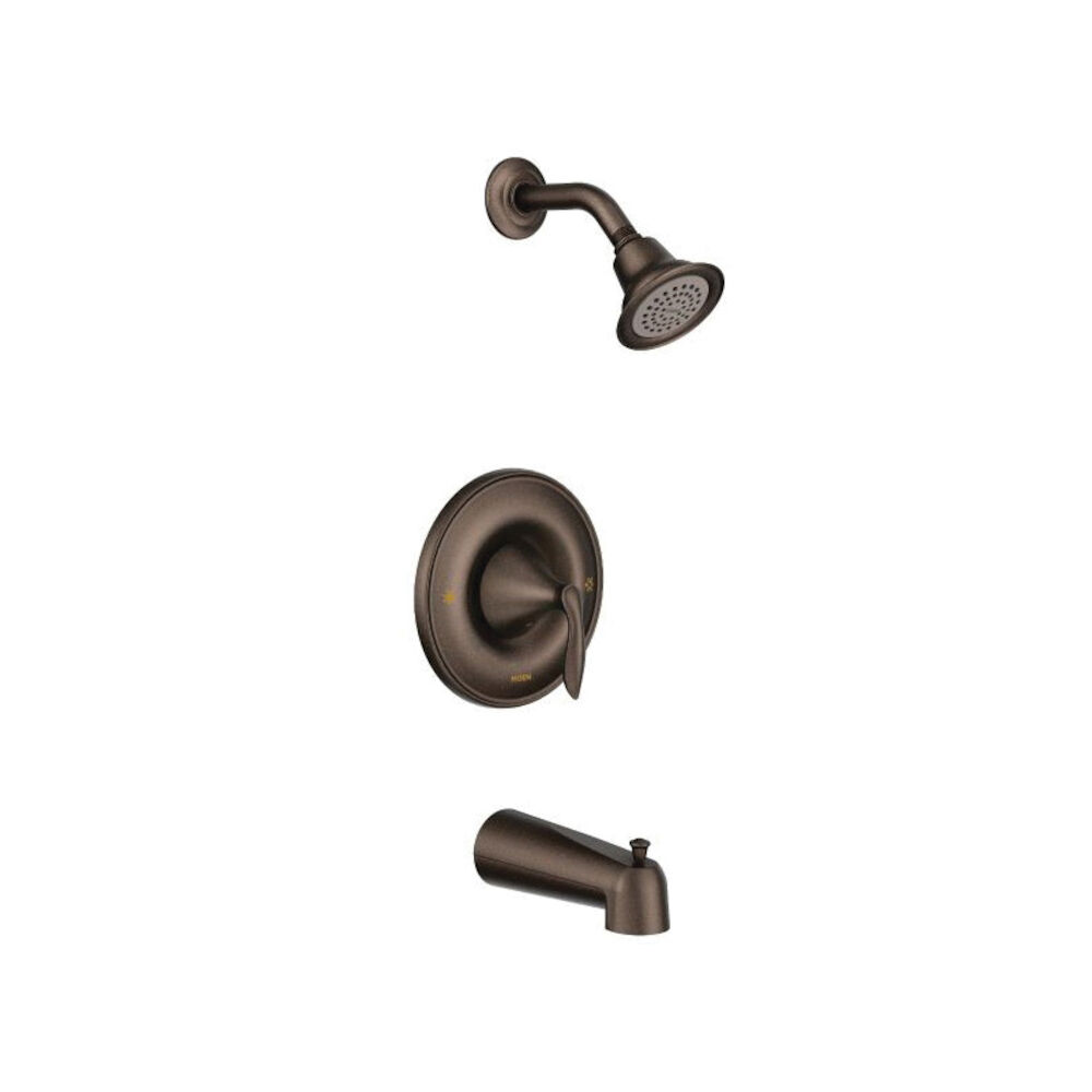 Moen® T2133ORB Tub and Shower Trim, 2.5 gpm Shower, Oil Rubbed Bronze
