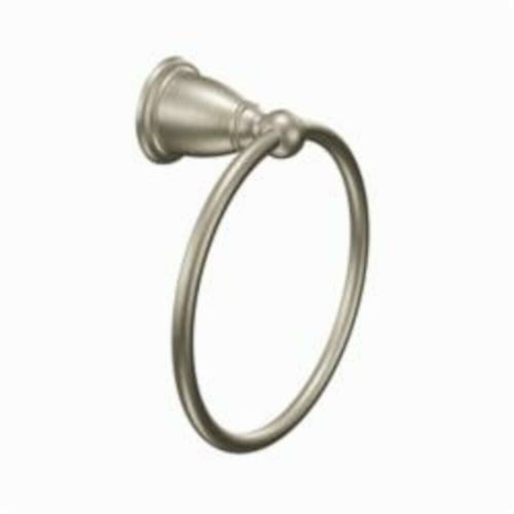 Moen® YB2286BN Brantford™ Hand Towel Ring, 6-3/8 in Dia Ring, Brushed Nickel
