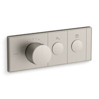 Kohler® 26346-9-BN Anthem™ Two-Outlet Thermostatic Valve Control