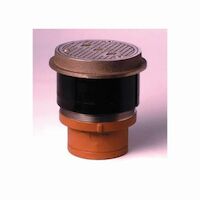 Smith® 4100S04-NS Finished Floor Cleanout w/ Round Top, 7