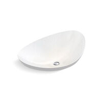Kohler® 24386-JE-0 18.02 by Janet Echelman Veil™ Bathroom Sink, Oval ...