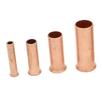 Python™ 6300 Copper Stub End w/ Brass Flare Nut, 1/4