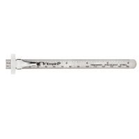2730 Pocket Ruler, Stainless Steel, 6