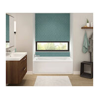 MAAX® 106172-R-000-001 Exhibit 6036 IFS Bathtub with Armrest