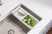Kohler® 80086-2PC-NA 80086-2PC Task Kitchen Sink, Rectangular
