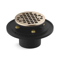 KOHLER Clearflo Tile-In Shower Drain – Round Design, Adjustable For Tile Thickness