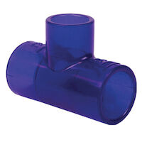 Spears® 801-211BL Low Extractable Reducing Tee Socket, 1-1/2 x 1-1/2 x ...