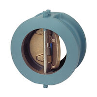 NIBCO® NLN50XH W-920W-LF Twin Disc Wafer Check Valve, 4