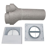 VTYIK1 Dual-Exterior Hood and Vent Install Kit w/ Tandem Y