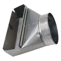 Snappy™ 13-306 Stack Boot, 90 deg, 3-1/4x10x6, Steel, Galvanized ...