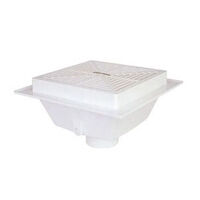 SquareMax™ 861-4P Floor Sink with PVC Strainer, 4