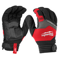 Milwaukee® Tool 48-73-8772 Anti-Vibration Work Glove, L, Black/Red