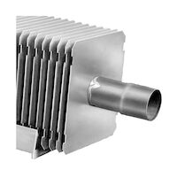 Slant/Fin® 103061040 H Series Tube/Bare Element, 4 ft L, 3/4 in, Copper ...