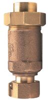 38UFX38F-700XL Zurn® Wilkins 3/8" Horizontal/Vertical Dual Check Valve, FNPT Union x FNPT ...