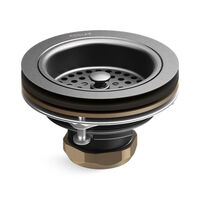 Kohler® 8799-BGP Duostrainer® Sink Drain and Strainer Basket, less ...