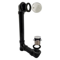 AB&A™ 61712 ABA1204SNCS Schedule 40 Waste & Overflow, One-Hole Overflow ...